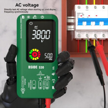 Digital Multimeter Infrared Temperature 15V Diode LED Rechargeable Smart Red