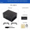 For Raspberry Pi5/5B Industrial Grade Large Space Case D for Active Cooler PCle/PoE HAT Expansion Board 6
