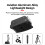 Charging Base&Tripod for 3 Camera 1/4 Mount Adapter Connector Fixed Holder Quick Release Accessory 6