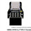 Erweiterungskartenmodul USB 2.0 Front 9-PIN auf Typ-C Adapter 20 9-Pin Buchse A 2