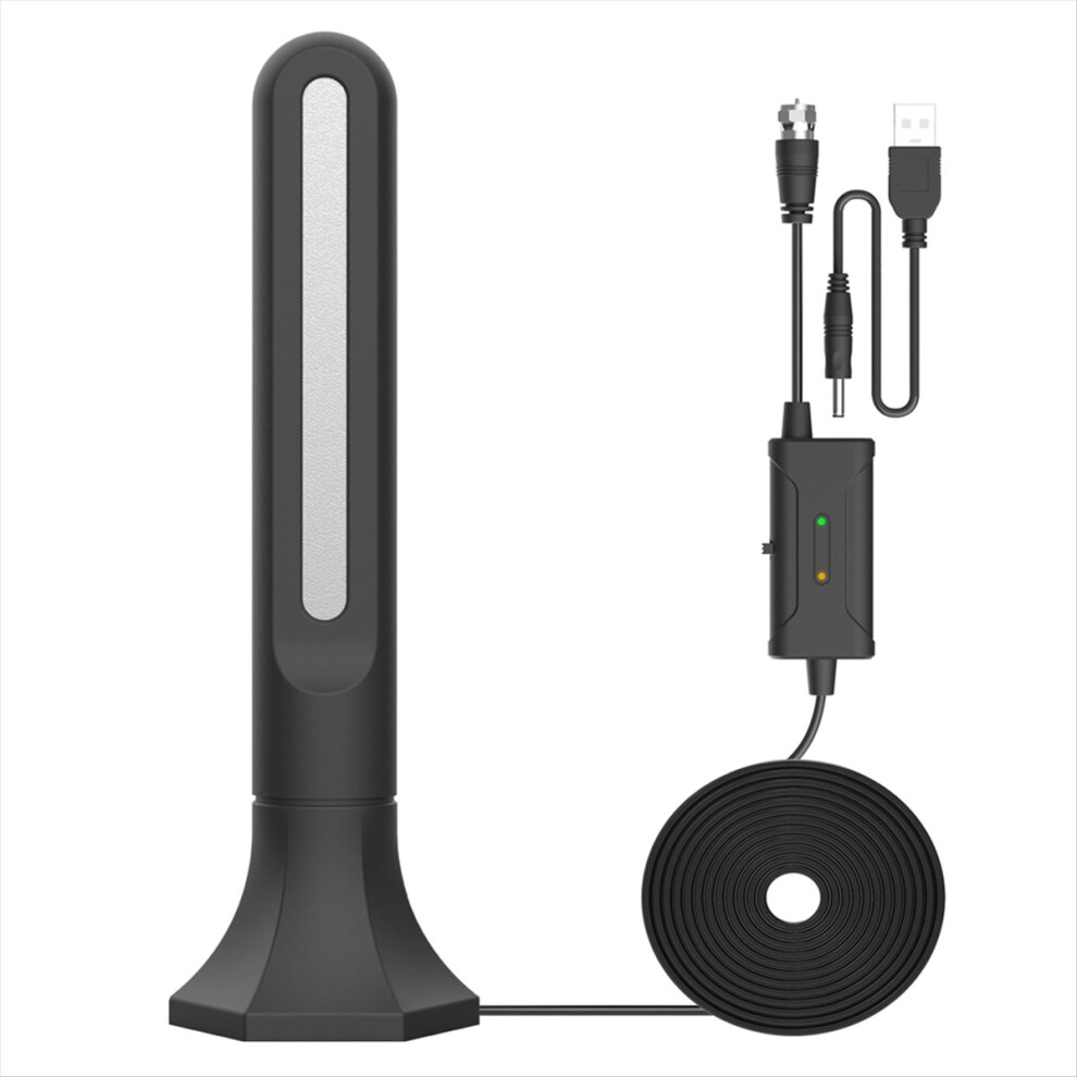 Photos - TV Antenna  4K1080p Indoor Digital HD Upgraded Full 360 Signal Reception for Local Channels