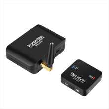 Audio-Sender und -Empfänger, verzögerungsfreier digitaler Drahtlosadapter 2,4 GHz, Bildschirm-Splitter-Konverter für Spiele und Live-Spiele