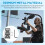 Quick Release Plate Multi-Function Expanding Cold Shoe Cheese Double Hole Tube Clamp Tripod Adapter 8