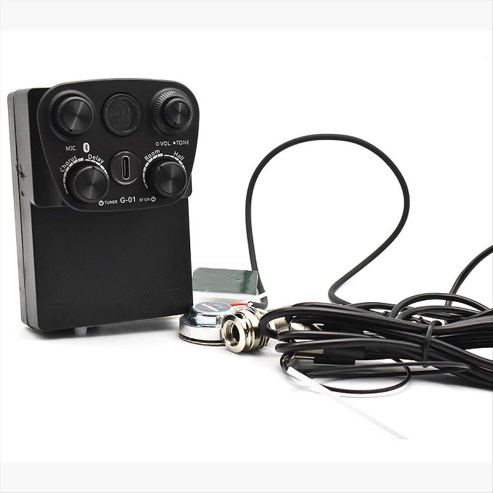 Guitar Resonance Pickup Technology Digital Preamp With Reverb Chorus Delay And Mic 4852299580413