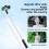 Portable Mobile Phone Selfie Stick Integrated Desktop Tripod Multi-Function Pan-Tilt Bluetooth 10