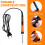 90W Internal Heating Electric Soldering Iron LED Digital Display with Switch Temperature Control Orange EU Plug 7