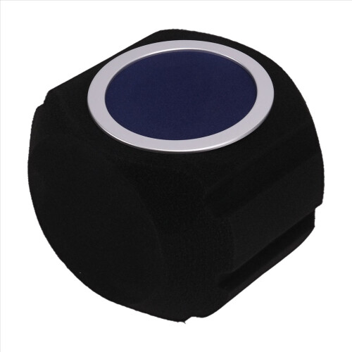 C5 Universal Studio Mic Screen Live Recording Microphone Anti-Interference Noise Reduction Wind Blue 1