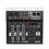4 Channel Bluetooth Audio Mixer Sound Mixing Console Interface USB Card for Studio Stage DJ Home EU Plug 7