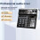 4 Channel Bluetooth Audio Mixer Sound Mixing Console Interface USB Card for Studio Stage DJ Home EU Plug 20