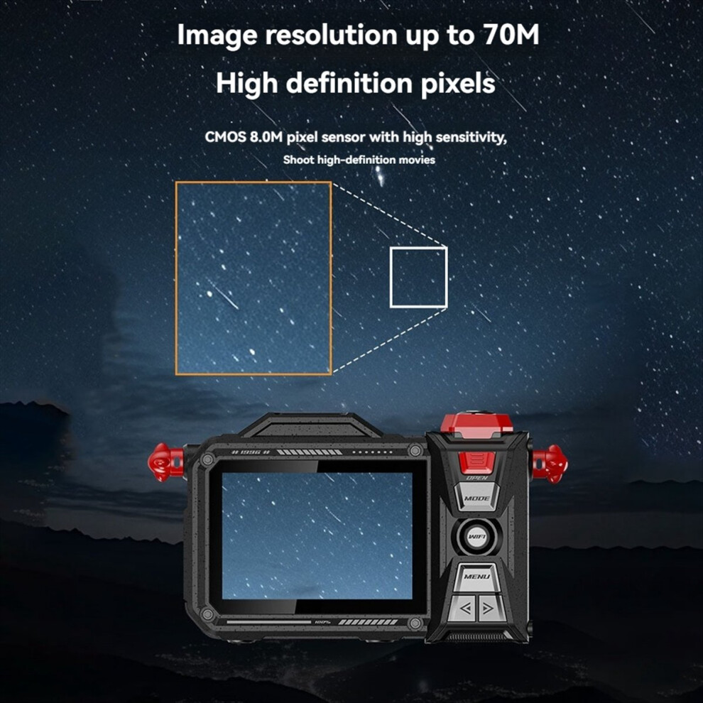 Nvc500 70Mp 4K Hd Digital Camcorder Camera Dslr 50X Zoom Cameras Travel Wifi 4852299509933