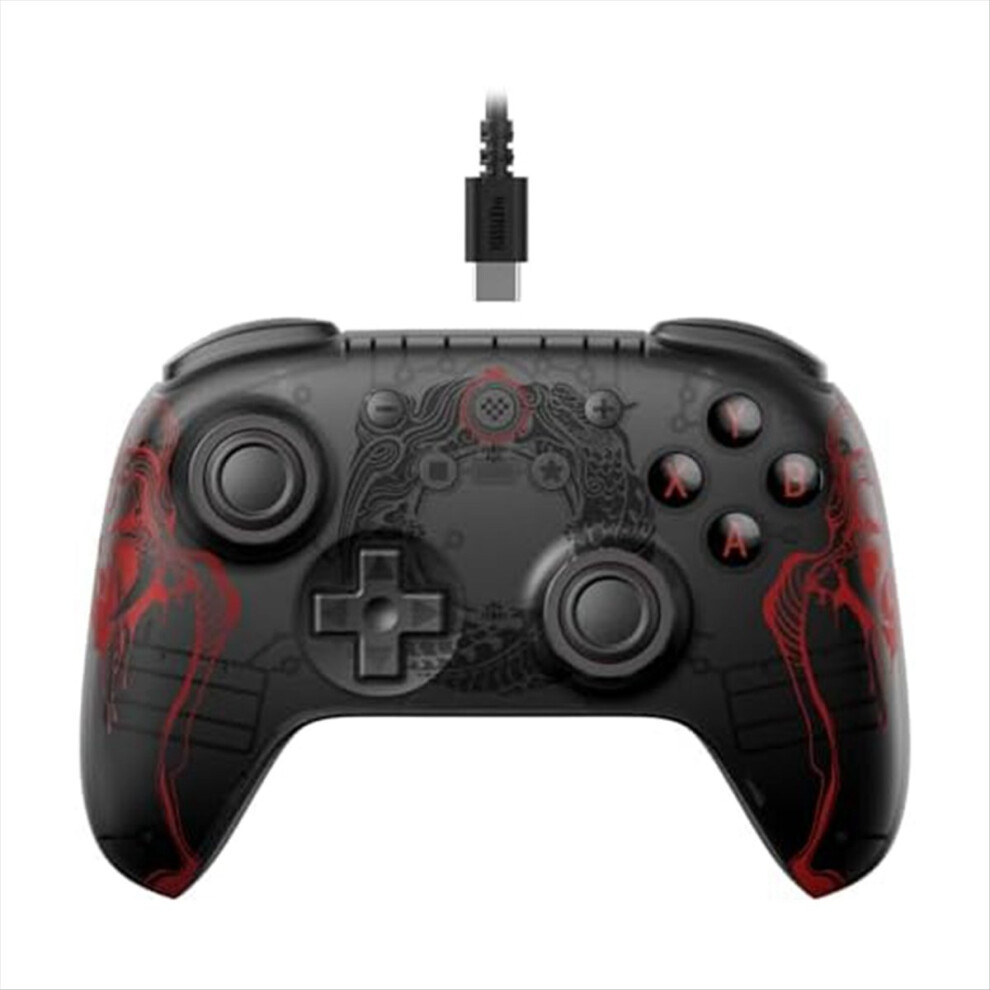Ultimate 2C Wireless Gamepad Controller For Pc And Android, With Hall Effect Joysticks Triggers Black/Light 4852299584626