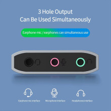 Neuer externer USB-Soundkarten-Audioanschluss (3,5-mm-Kabeladapter) für HiFi-Geräte mit Mikrofon, Lautsprecher, Headset, PC und Laptop