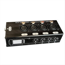 Stück 4-Kanal 3-Pin XLR Audio-Netzwerkkabel-Verlängerung DMX512 Signalbuchse Schwarz