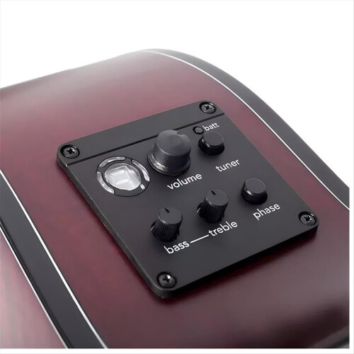 EQ Electrical Box Equalizers Volume Control Guitar Pickup Preamp System Piezo Tuner for Classical Acoustic 1