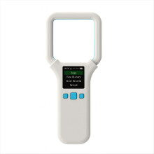 RFID-Lesegerät für Tiere 134,2 kHz/125 kHz Haustier-ID-Scanner-Tag Bluetooth Mini Handheld für Hund, Katze, Pferd, A