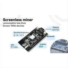 NM-Bot-Chain NMMiner Lucky BTC Solo Lottery Miner 120KH/S Higher Nerdminer V2 ESP32S3 Chain One By Low Power 1Pcs