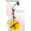 Adjustable Instrument Stand with Rackmount Bracket Clip Microphone Soft Rubber Shock-Absorbing Structure for Cello 8