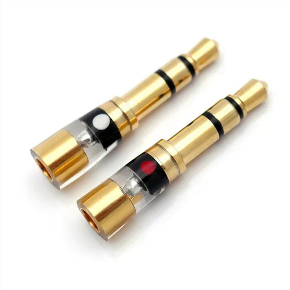 Mmcx Female To 3.5Mm Male Converter Adapter For T1 T5p D600 D7100 Z1 Z1r Ellear Headphones B Gold 4852299515422