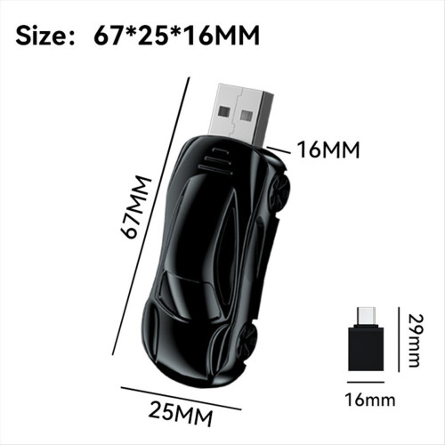 Wireless Carplay Android Auto Adapter 2 in 1 USB Type C Car Convert Wired to 2