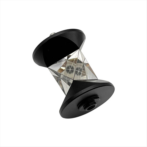 360 Degree Mini Prism Silvering Replacement for Total Station Replace GRZ101 350M with 1/4 Thread Survey 1