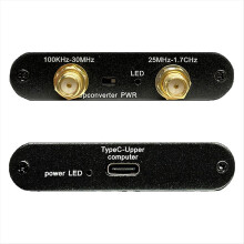 SDR6 RTL-SDR Receiver 100KHz-1.7GHz SDR Software Signal Radio Aviation Shortwave Wideband RTL2832U+R820T