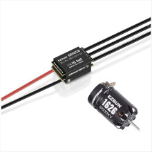 30A-Regler mit 1626 Brushless-Motor, 6500KV 2S LiPo-Akku für 1/28 RC-Cars