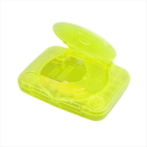 Replacement Shell for PS ONE Case ABS Material Box Housing PS1 Console PSX Game Fluorescent Yellow 2