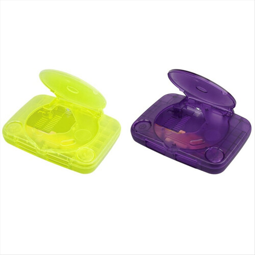 Replacement Shell for PS ONE Case ABS Material Box Housing PS1 Console PSX Game Fluorescent Yellow 1