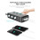 Car Charger QC3.0 Fast Charging Lighter Adapter Phone with Switch Voltage Display 4