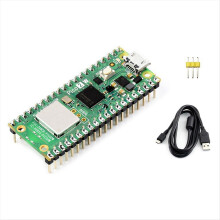 Für 2-W-Mikrocontroller-Entwicklungsboard mit RP2350-Chip, unterstützt WLAN und Bluetooth, verlötete Farbstiftleiste
