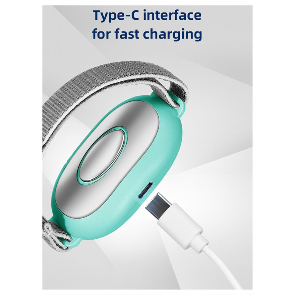 Exogio Green Microcurrent Sleep Aid Device Ems Instrument For Insomnia Stress Anxiety Relief Palm Pulse Massager