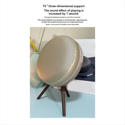 Portable Desktop Speaker Mount for A1 2nd Stable Stand Holder Enhanced Stability Black