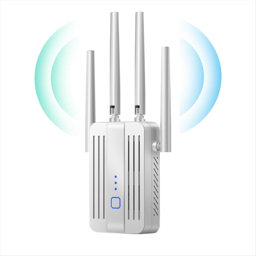 Wlan Amplifier 1200 Mbit/S Repeater, Dual Band 5Ghz & 2.4Ghz Wifi Repeater,Compatible With All Devices Eu Plug 4852299592867