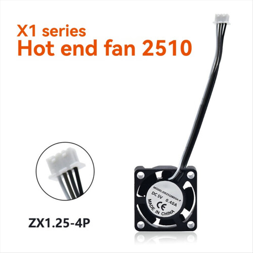 3D Printer Hotend Cooling Fan Mini PWM Temperature Control for X1 X1C 2