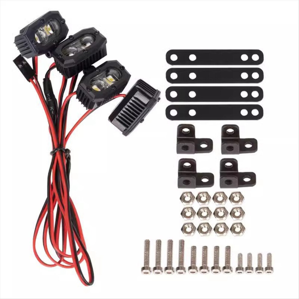 Rc Car S Led Spot With Controller For 1/10 Trx4 Scx10 9004 B Light 4852299501586