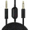 2M Replacement Audio Cable for GPRO X, G233, G433 Headphones Includes Volume Control and Mute Function Black 6
