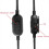 2M Replacement Audio Cable for GPRO X, G233, G433 Headphones Includes Volume Control and Mute Function Black 4