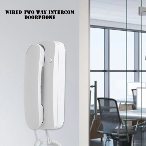 New Audio Walkie Talkie Non-Visual Wired Two Way Intercom Doorphone Villa Home Office Nonvisual 2