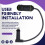 2PCS Plug to RJ45 Adapter IP68 Waterproof Ethernet Cable Connector for Dishy and Router Satellite 7