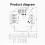 LD8001 79G Millimetre Wave Liquid Level Detection Sensor Radar Module Non-Contact High- Ranging 15M 3