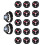 Cafe Waiter Service Buzzer 15 Table Call Button Transmitter 2 Watch Pager Wireless Calling System EU Plug 7