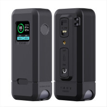 Silikonhülle für Prime 130W Powerbank mit Aufbewahrungsfach für TF-/SIM-Karte und PIN-Code, inklusive Tragetasche und Reisezubehör, Schwarz, A