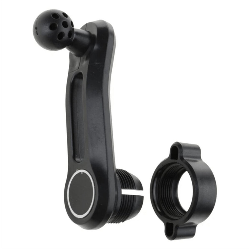 17Mm Round Joint Extension Arm Female To Male Extender Rotating Rod For Car Air Outlet Vent Phone Stand Black 4852299513183