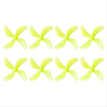 8 Stück D51 2020 4-Blatt-Propeller 2x2x4 2 Zoll 1,5 mm PC für RC FPV Racing Freestyle OddityRC Tinywhoop Drohne E