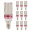 10Pcs E14 LED Corn Bulb 12W Replace Halogen Lamps Small Screw-in Smart Energy Efficient Warm Light 1