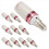 10Pcs E14 LED Corn Bulb 12W Replace Halogen Lamps Small Screw-in Smart Energy Efficient Warm Light 3