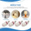 10Pcs E14 LED Corn Bulb 12W Replace Halogen Lamps Small Screw-in Smart Energy Efficient Warm Light 7