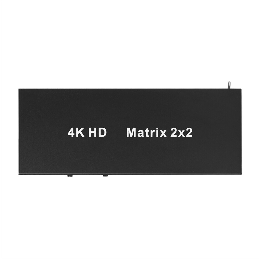 Photos - Other for Computer Compatible Matrix 2X2 Switch Splitter 4K 30Hz with Audio Out Support RS232 for DVD HDTV TV Box EU Plug