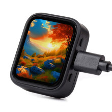 ESP32 S3 Entwicklungsboard, 1,8-Zoll-AMOLED-Display, 1,8-Zoll-Touchscreen, QMI8658-Audio, LVGL AI, sprachprogrammierbare Smartwatch