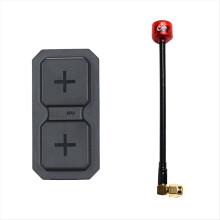 Für RANGE PLUS 2X 5,8G Richtantenne (Doppel-Einheit) + RHCP Cherry 2nd Gen Antenne SMA 11dBi für RC FPV Drohnenteile Schwarz